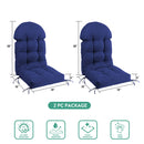 Coussin de siège pour chaise Adirondack d'extérieur Red Barrel Studio (lot de 2), bleu marine C112200114 - Comme neuf 