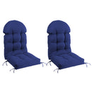Coussin de siège pour chaise Adirondack d'extérieur Red Barrel Studio (lot de 2), bleu marine C112200114 - Comme neuf 