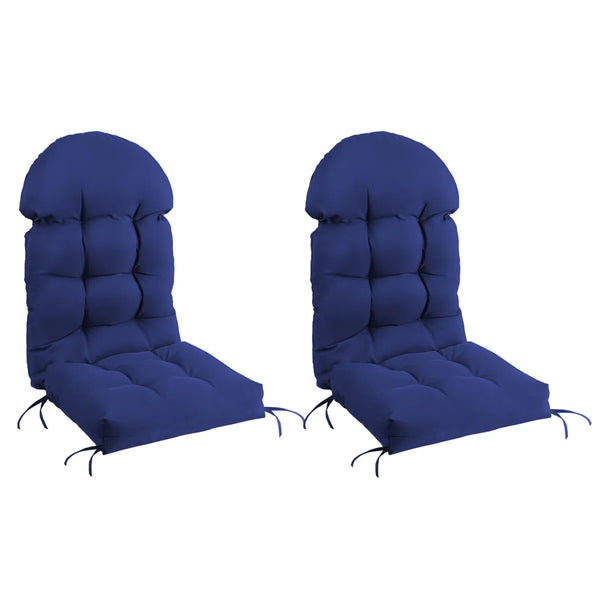 Red Barrel Studio 2 PCS Outdoor Adirondack Chair Seat Cushion in Navy C112200114 - Refurbished
