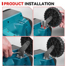ONEVAN 12" Foldable 18V Cordless Brushless Snow Shovel