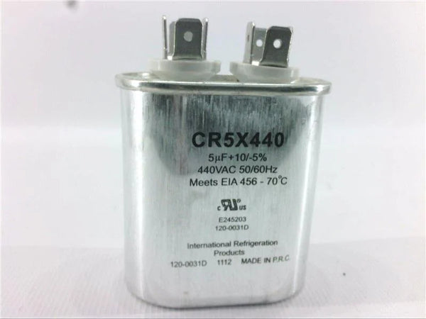 Oval Run Capacitor 5 uf MFD 440 V