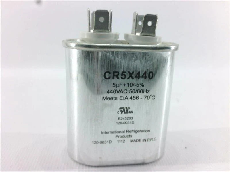 Oval Run Capacitor 5 uf MFD 440 V