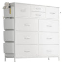 Lulive 10-Drawer Dresser with Fabric Storage Drawers