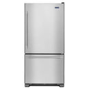 Maytag 33 inch 22 cu Bottom Mount Fridge MBF2258FEZ - Scratch and Dent