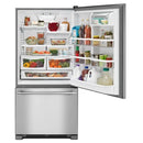 Maytag 33 inch 22 cu Bottom Mount Fridge MBF2258FEZ - Scratch and Dent
