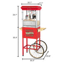 Great Northern 10oz Popcorn Machine with Cart 83-DT5599 - Refurbished