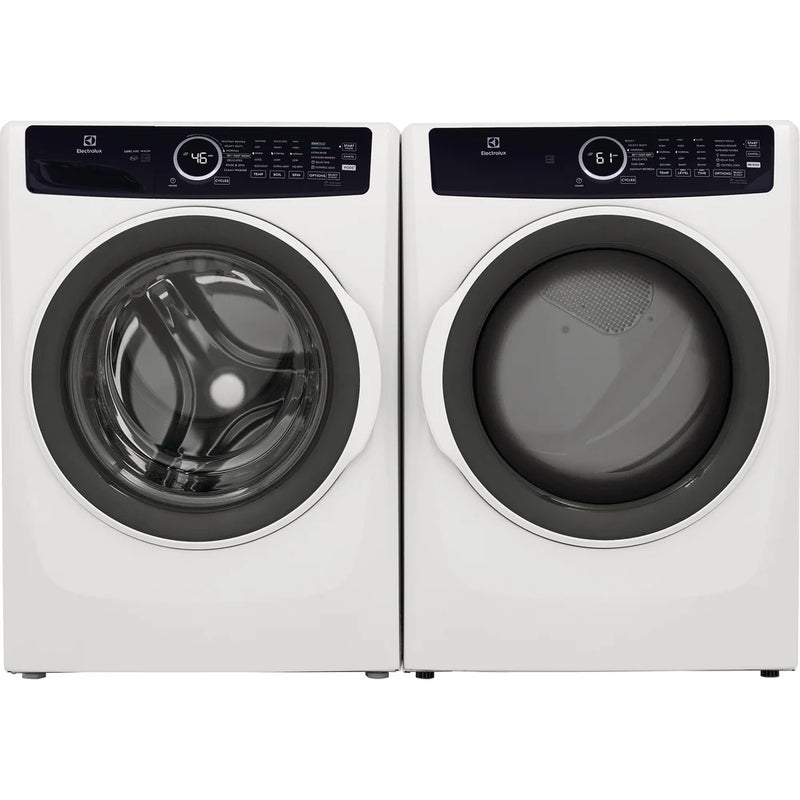 Electrolux White Front Load Laundry Set ELFW7437AW , ELFE743CAW - Floor Model