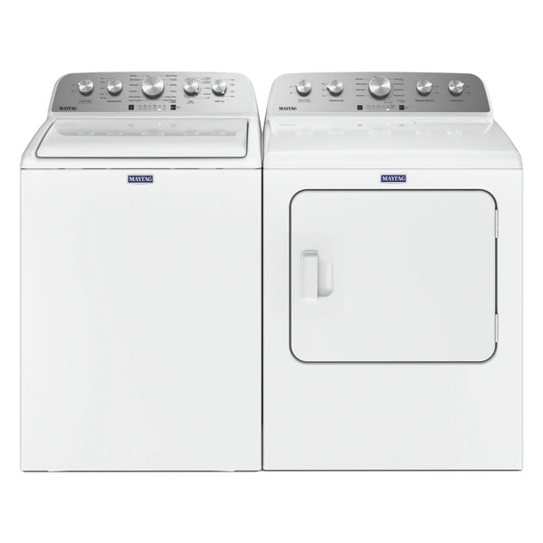 Maytag Top Load Laundry Set MVW5035MW, YMED5030MW - Scratch and Dent