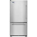 Maytag 30 inch 19 cu Bottom Mount Fridge MBL1957FEZ - Scratch and Dent