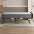 Ebern Designs 38" Rollaway Folding Bed with 4" Memory Foam Mattress & Wheels