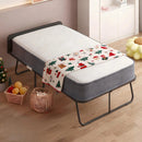 Ebern Designs 38" Rollaway Folding Bed with 4" Memory Foam Mattress & Wheels