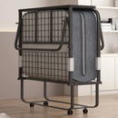 Ebern Designs 38" Rollaway Folding Bed with 4" Memory Foam Mattress & Wheels