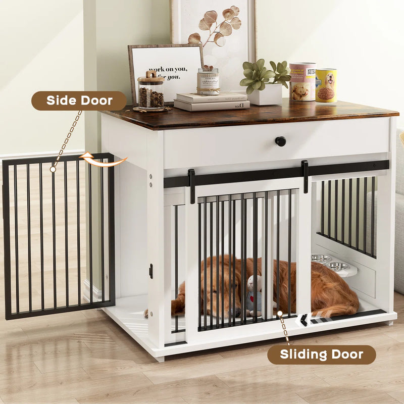 Tucker Murphy Pet™ 39"L Wooden Dog Crate Table C111578828 - Like New