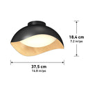 Artika Adara 15 in. LED flush mount light 5 CCT