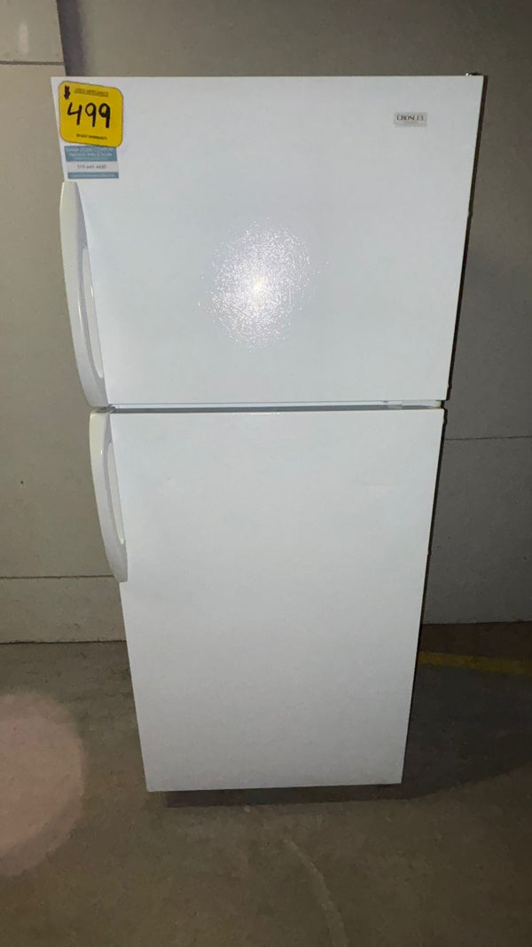 Used Crosley White Top Mount Fridge