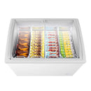 Hisense 10.3 cu Commercial Reach-In Glass Door Convertible Chest Freezer or All Fridge HICFC-303C - Scratch and Dent