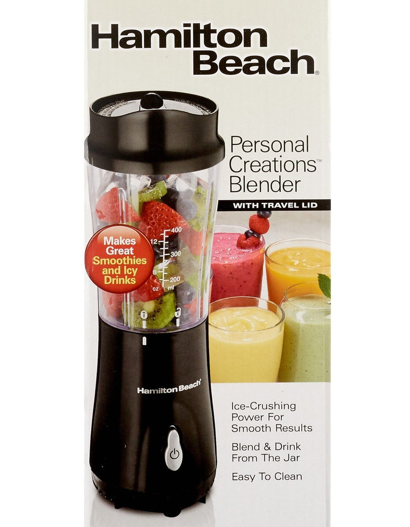 Hamilton Beach Personal Blender with Leak-Proof Travel Lid