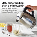 Bouilloire Hamilton Beach 1,7 L en acier inoxydable avec anneau lumineux LED 41037C - Reconditionnée