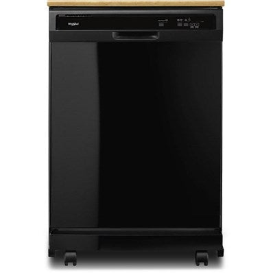Whirlpool 24" 64 dBA Portable Dishwasher WDP370PAHB - Scratch and Dent