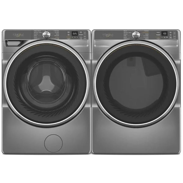 Whirlpool Front Load Washer & Electric Dryer Laundry Pair - WFW6720RR , YWED6720RR - Scratch & Dent