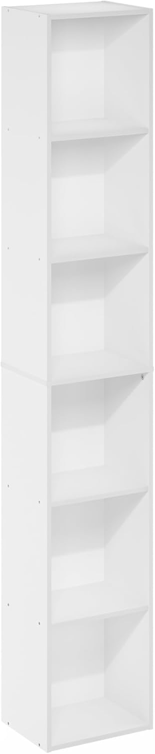 Furinno Luder 6-Tier Open Shelf Bookcase 24009 - Like New