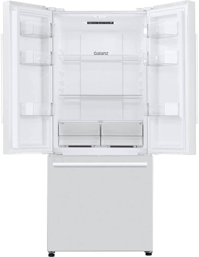 Galanz 28.5 inch 16 cu French Door Fridge GLR16FWEN16 - Refurbished