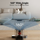Wopet Heritage View Automatic Pet Feeder with Camera (Dual Bowls)