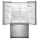 Réfrigérateur Whirlpool 36 pouces, 20 pi³, profondeur comptoir, portes françaises WRF540CWHZ - Rayures et bosses