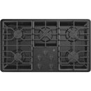  GE 36-inch Built-In Gas Cooktop with MAX Burner System JGP3036DLBB IMAGE 1