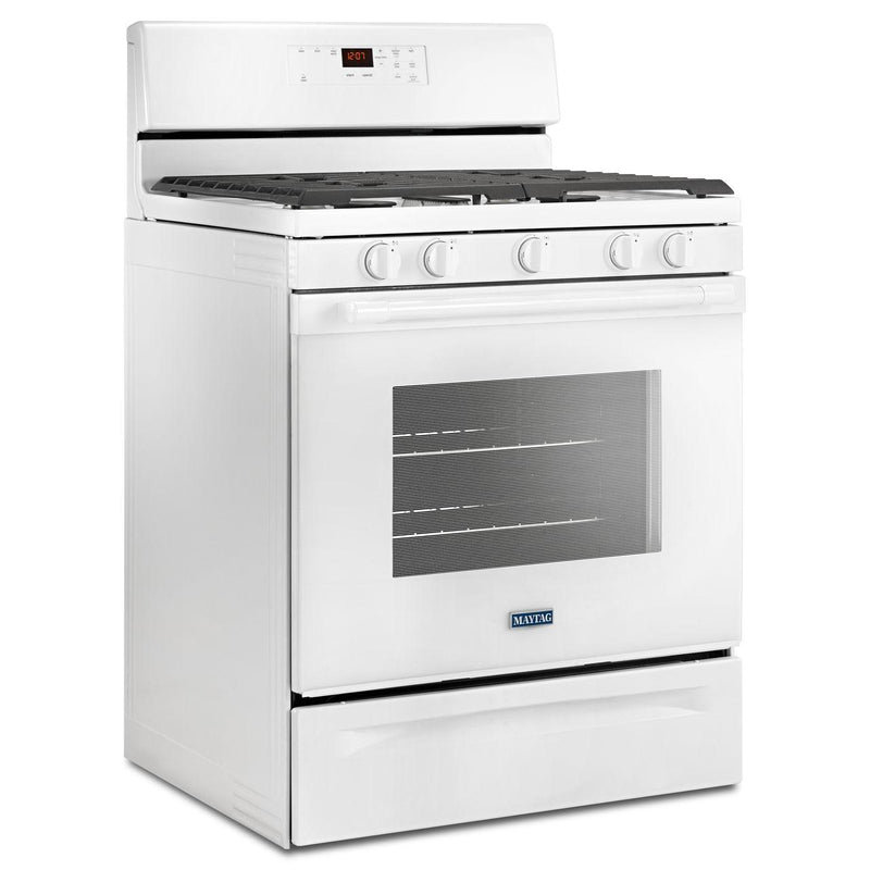 Maytag 5 cu Freestanding Gas Range MGR6600FW - Scratch and Dent