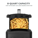 Kalorik Designer Series 8 Quart Air Fryer with Window FT52790BKS43 - Refurbished