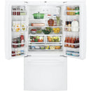 GE 33 inch 19 cu Counter-Depth French Door Fridge GWE19JGLWW - Refurbished
