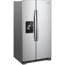 Whirlpool 36" 25 cu. ft. Side-by-Side Refrigerator with Ice & Water Dispenser WRS555SIHZ - Scratch & Dent