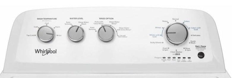 Whirlpool 4.4 cu Top Load Washer WTW4855HW - Scratch and Dent