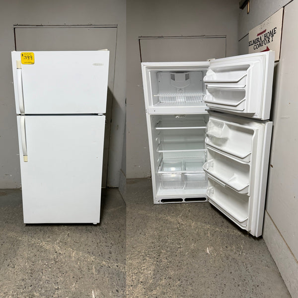 Used Frigidaire White Top Mount Fridge
