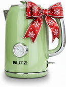 BLITZ Electric 1.7 L Retro Green Kettle