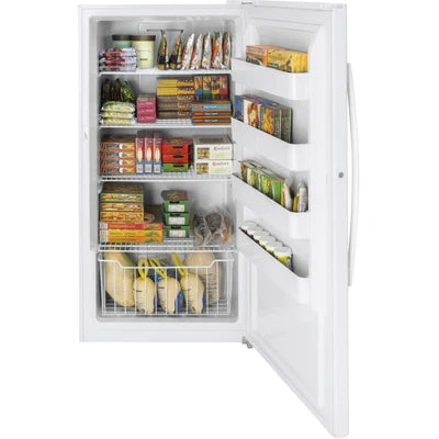 GE 21 cu Upright Freezer FUF21SMRWW - Floor Model