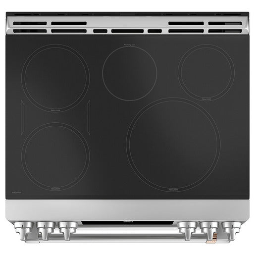 GE Cafe 7 cu Induction Double Oven Slide-In Glass Top Range CCHS950P2MS1 - Scratch & Dent