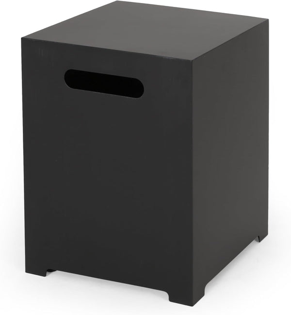Arieli Square Metal Propane Tank Cover & Side Table 67760.00DGRY - Refurbished