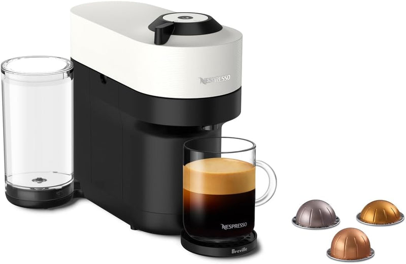 Nespresso Vertuo Pop+ Coffee and Espresso Machine by Breville BNV121WHT - Refurbished