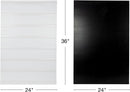 Excello Global Products 24"x36" Changeable Letter Message Board and Chalkboard