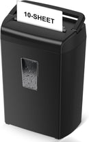 Bonsaii 10-Sheet Cross-Cut Paper Shredder