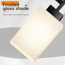 AONEON White Frosted Glass Wall Sconces (Set of 2)