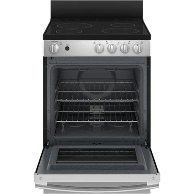 GE 24" 2.9 cu Glass Top Range JCAS640RMSS - Floor Model