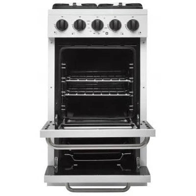 Unique Appliances 20” 2.4 cu Propane Ready Range UGP-20G OF1 W - Marshmallow White - Floor Model