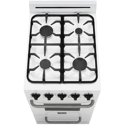 Unique Appliances 20” 2.4 cu Propane Ready Range UGP-20G OF1 W - Marshmallow White - Floor Model