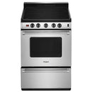 Whirlpool 24" 3 cu Slide-In Glass Top Range YWFE50M4HS - Scratch & Dent