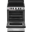 Whirlpool 24" 3 cu Slide-In Glass Top Range YWFE50M4HS - Scratch & Dent