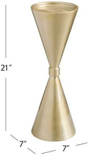 Bassett Mirror Kathryn Brushed Gold Accent Table 9134-LR-223 - Like New