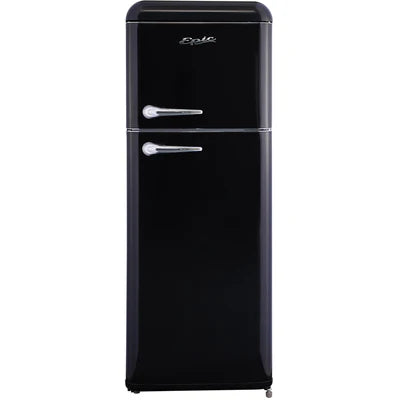 Epic 7.5cu Retro Apartment Sized Top Mount Fridge ERR82BL - Floor Model